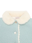 Paz Rodriguez Knit Newborn Coat "Ruise�Or"