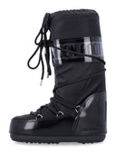 Mondstuhl flache Schuhe schwarz