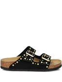 Birkenstock Arizona Rivet Nero, Pelle scamosciata