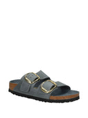 Birkenstock Arizona Big Buckle Hex Basalt Gray, Oiled Leather