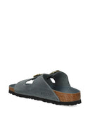 Birkenstock Arizona Big Buckle Hex Basalt Gray, Oiled Leather