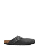Birkenstock Boston Charcoal, Suede Leather