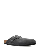 Birkenstock Boston Charcoal, Suede Leather