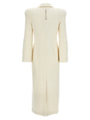 Alexander McQueen Double Breasted Mantel mit geformten Schultern