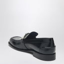 Burberry Mocassino Tower Black In Leather