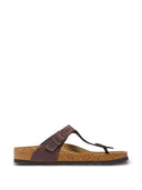 Birkenstock Gizeh Habana, Pelle Ingrassata