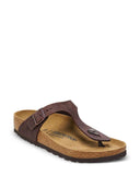 Birkenstock Gizeh Habana, Pelle Ingrassata