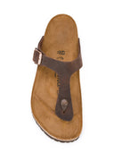 Birkenstock Gizeh Habana, Pelle Ingrassata