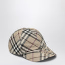 Burberry Check Motif Baseball Cap avec EKD Brodemery