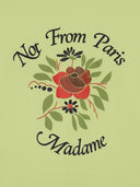 Drole De Monsieur T Shirt Slogan Rose