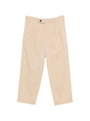 Drole De Monsieur Pantalon Cropped à Plis Coton