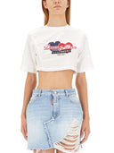 Dsquared beskåret fit t shirt