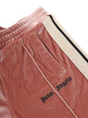 Palm Angels Pa Chenille Track Flare Pant Antique Ros