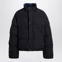Balenciaga Puffer Loop Sports Icon Reversible Black/Blue Down Jacket