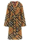 Burberry Check Cotton Bathrobe