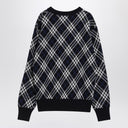 Burberry Check Pattern Wool Blend Sweater