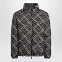 Burberry - Doudoune réversible marron avec motif à carreaux