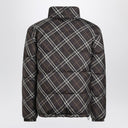 Burberry - Doudoune réversible marron avec motif à carreaux