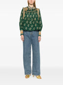 Farm Rio Tayla Green Blouse