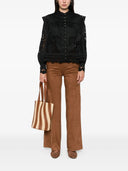 Farm Rio Black Richilieu Blouse