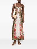 Farm Rio Wonder Rio Sand Sleeveless Maxi Jumpsuit