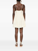 Farm Rio Coconut Tree Embroidered Mini Dress