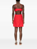 Farm Rio Red Flower Mini Dress