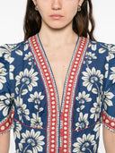 Farm Rio Luna Blue Maxi Dress