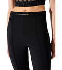 Elisabetta Franchi Black Flared Trousers