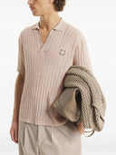Maison Kitsuné Linen Cotton Short Sleeve Polo
