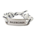 Plaatarmband Balenciaga metaal zilver/wit