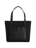 Maison Kitsuné Canvas And Leather Large Tote