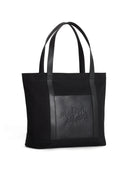 Maison Kitsuné Canvas And Leather Large Tote