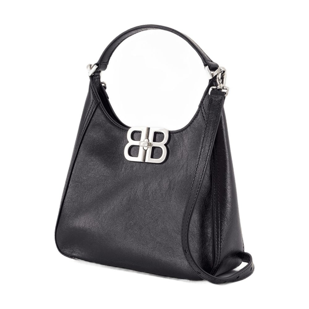 Bb Soft Small Purse Balenciaga Leather Black