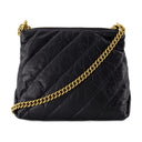 Zmiażdż szargna worka na ramię Balenciaga Black