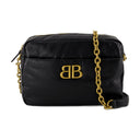 Monaco petit sac d'épaule Balenciaga en cuir noir
