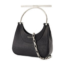Mini Cross Bar Purse Alexander MC Queen Leather Black
