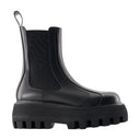 Ankle Boots Alexander Mc Queen Leather Black