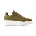 Oversize sneakers Alexander Mc Queen Leather Khaki