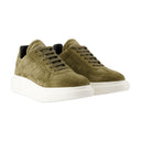 Oversize sneakers Alexander Mc Queen Leather Khaki