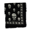 Skull tørklæde Alexander McQueen Silk Black