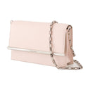Mini Cross Bar Purse Alexander Mc Queen Leather Pink/Silver