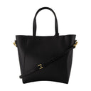 Hourglass Soft Small Shopper Bag Balenciaga Leather Black