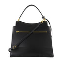 Nano Top Handle Medium Purse Balenciaga Leather Black