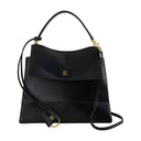 Nano Top Handle Medium Purse Balenciaga Leather Black