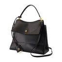 Nano Top Handle Medium Purse Balenciaga Leather Black