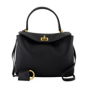 Rodeo Top Handle Mini Purse Balenciaga Leather Black