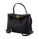 Rodeo Top Handle Mini Purse Balenciaga Leather Black