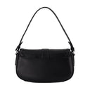 T Bar Satchel Purse Alexander Mc Queen Leather Black