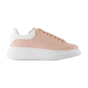 Zapatillas de deporte de gran tamaño Alexander McQueen Rosa de cuero